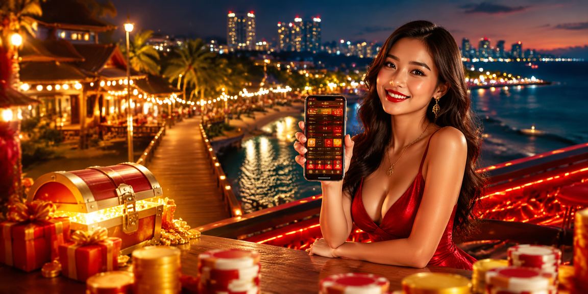 Du khách trải nghiệm casino mobile trên bãi biển Phú Quốc buổi chiều